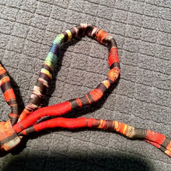 Xhilaration from Target | Two Colorful Lined String Bikini Tops Size Large - Picture 10 of 15